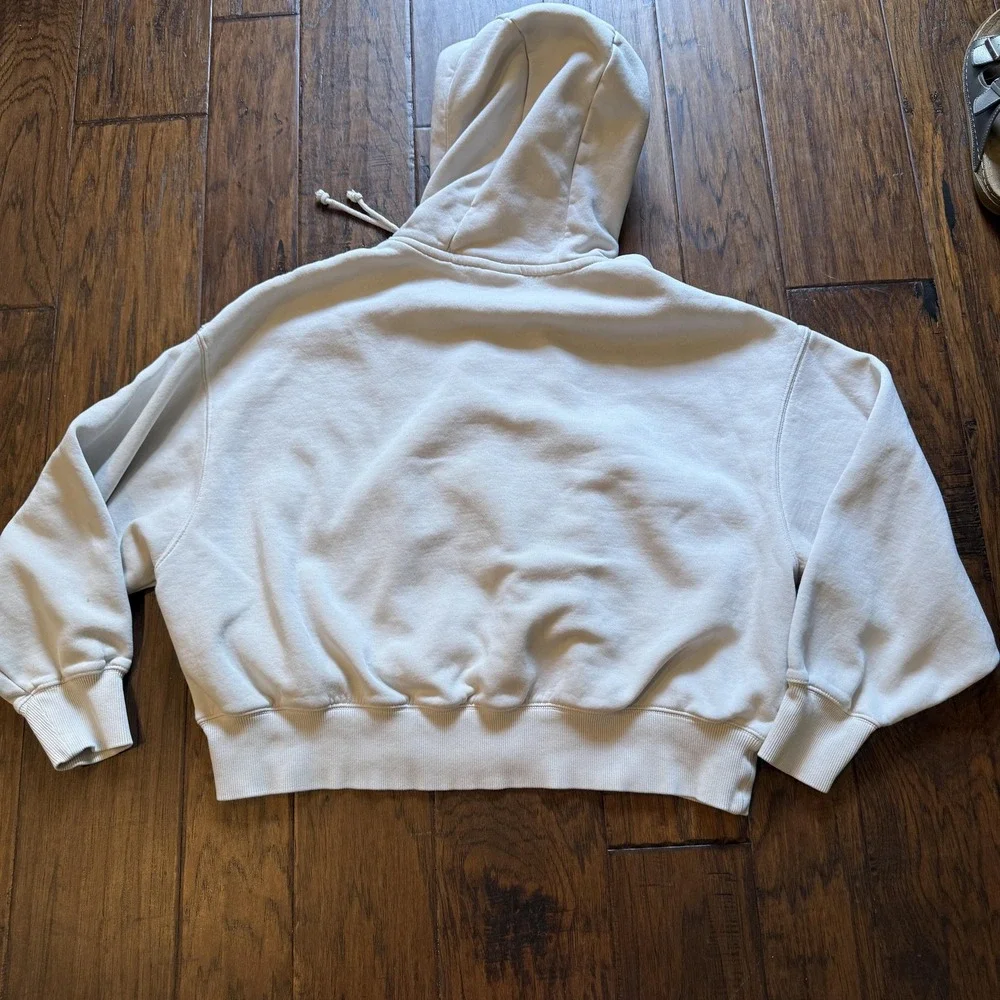 Nike Center Swoosh Hoodie Women's XS  oversized Sweatshirt Kangaroo Pocket crop